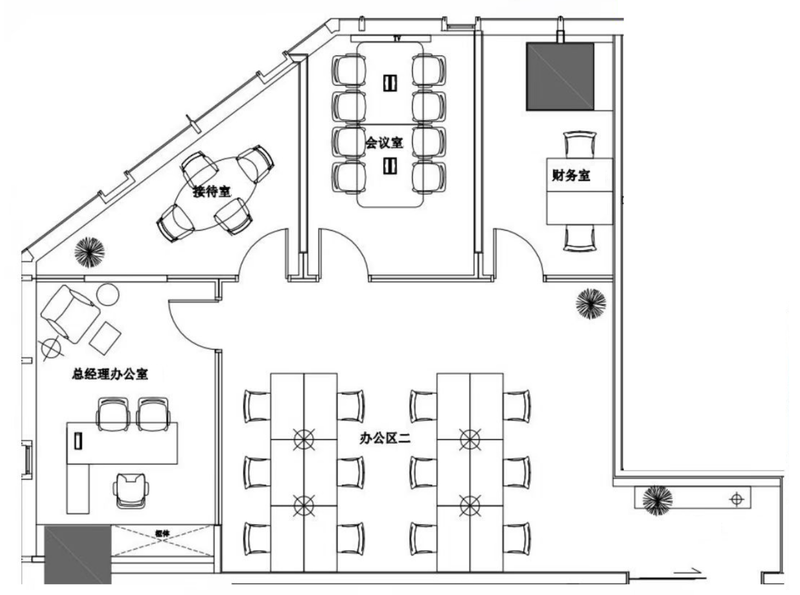 平安金融中心出租-160m²-精装修